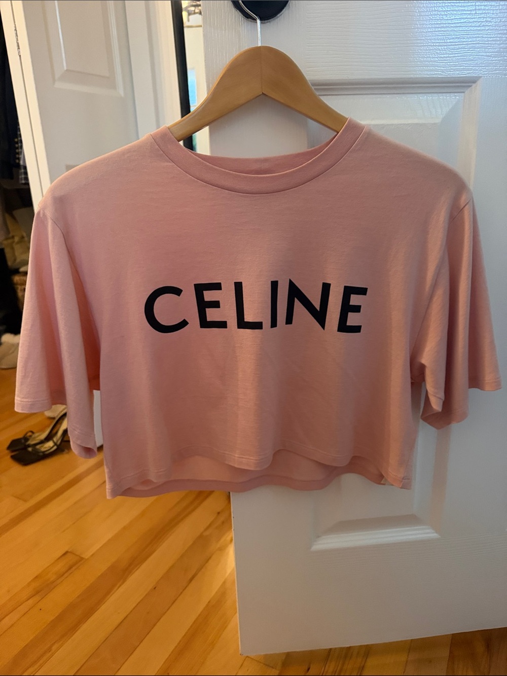 CELINE cropped tee